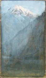 O Fletschhorn (aguarela)