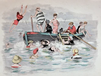 O barco do Dante em "Estrela do Mar". A. Guillaume. Editions Simonis Empis, Paris