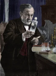 Retrato de Louis Pasteur (1822-1895), químico e biólogo francês. Da pintura de Aristide Albert Gustaf Edelfelt (1854-1905) do Musee d