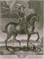 Retrato equestre de Oliver Cromwell (1599-1658) c.1655