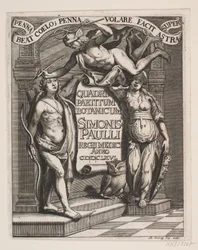Titelblad til Simon Paulli, "Quadripartitum Botanicum", 1667
