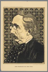 Johan Braakensiek por Albert Hahn (título sobre o objecto)