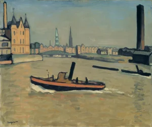 O porto de Hamburgo