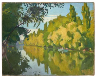 La Varenne Sainte-Hilaire, o barco