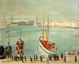 O porto de Marselha