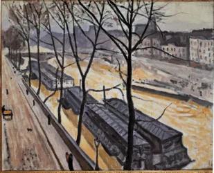 Paris no inverno (Quai de Bourbon)