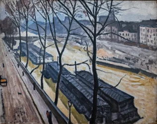 Paris no Inverno. Quai Bourbon