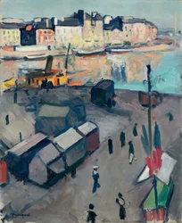 Port du Havre, c.1907 (petróleo sobre tela)