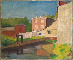 Casa rosa em Arcueil