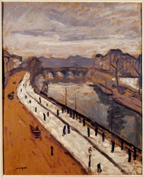 O Quai des Grands Augustins em Paris