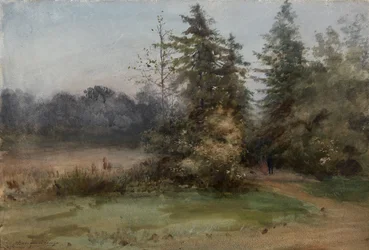 Paisagem com duas figuras