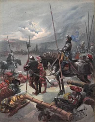 Na noite de Marignan, ilustração de 