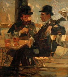Na esplanada da cervejaria
