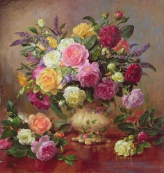 Rosas de um jardim vitoriano