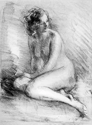 Nude Study, 1913.