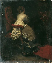 Senhora na poltrona