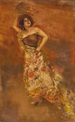 A dançarina espanhola Caroline Otèro como Carmen