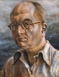 Auto-retrato, de Alberto Savinio (1891-1952). Itália, século XX.