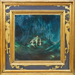 Noturno de Chopin (óleo sobre tela)