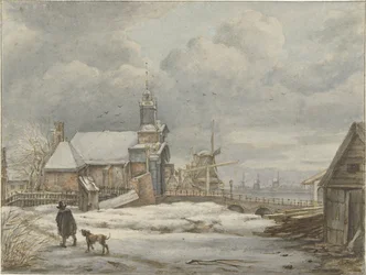 Vista do Haarlemmerpoort em Amesterdão