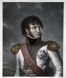 Retrato de Joachim Murat - Gregorius, Albert (1774-1853) - ca 1806 - Gravura, aguarela - 48,5x38 - Colecção Privada
