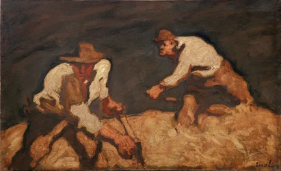 Ceifeiros numa tempestade que se aproxima, 1912