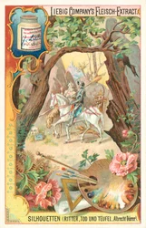 Cavaleiro, Morte e o Diabo (chromolitho)