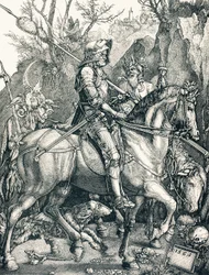 O Cavaleiro da Morte, c.1880 (gravura)