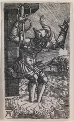 Horatius Cocles saltando no Tibre