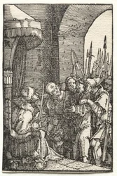 A queda e redenção do homem: Cristo antes de Pilatos, c. 1515