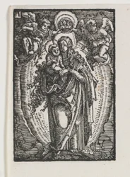 A Queda e Redenção do Homem: A Virgem como Rainha do Céu, c. 1513