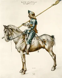 Armadura de um cavaleiro alemão