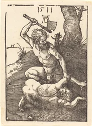 Caim matando Abel