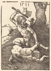 Caim matando Abel, 1511.