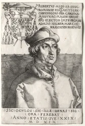 Cardeal Albrecht de Brandemburgo - A Pequena Placa