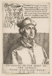Cardeal Albrecht de Brandemburgo, 1519.