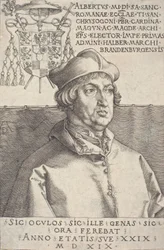 Cardeal Albrecht de Brandemburgo Pequeno Cardeal, 1519.