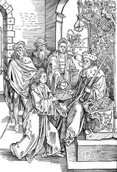 Celtes Apresentando seu livro ao eleitor da Saxônia, 1501 1906