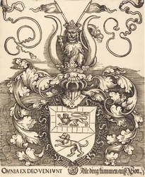 Brasão de Lorenz Staiber, provavelmente 15201521.