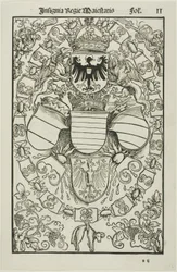 Brasão de Maximiliano I como Rei dos Romanos