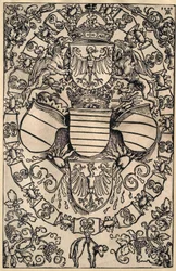 Brasão de armas de Maximiliano como rei dos Romanos