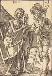 Morte e o Lansquenet, 1510.