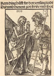 Morte e o Lansquenet, 1510.