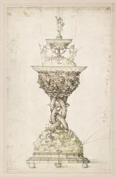 Projeto para uma fonte de mesa, 1509