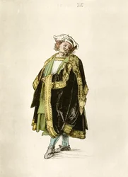 Design de um vestido de corte imperial