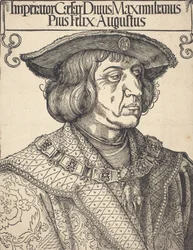 Imperador Maximiliano I, c. 1518.