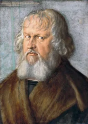 Alemão: Hieronymus Holzschuher (1469-1529) Retrato de Hieronymus Holzschuher