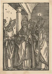 Os Santos Bispos Nicolau, Ulrico e Erasmo