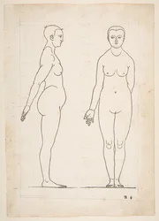 II Ilustração dos Quatro Livros da Proporção Humana de Dürer, Nuremberg, 1528.n.d.