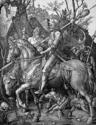 Cavaleiro, Morte e o Diabo, 1513 (gravura em chapa de cobre)